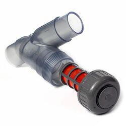 Inline Water Filter Georg Fischer Type 306 Transparent Body 20mm