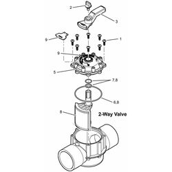 Jandy Never Lube Two Way Valve 80mm