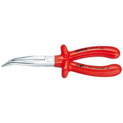 Knipex Insulated Snipe Nose Pliers 200mm Angled Tips 2627200