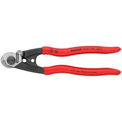 Knipex Wire Rope Cutters 190mm 9561190