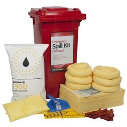 Liquid Chemical Spill Kit
120 Litre Wheeled Bin
(Standard Model)