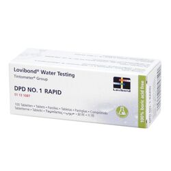Lovibond CHECKIT Reagents
Free Chlorine (DPD 1 Rapid)
100 Tablets