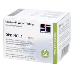 Lovibond CHECKIT Comparator Reagents Free Chlorine DPD 1 Rapid 500 Tablets