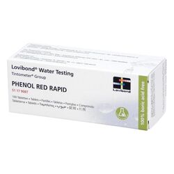 Lovibond CHECKIT Comparator Reagents pH PHENOLRED Rapid 100 Tablets