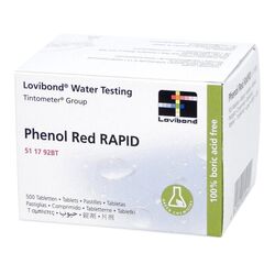 Lovibond CHECKIT Reagents
pH (PHENOLRED Rapid)
500 Tablets