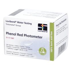 Lovibond Photometer Reagents
pH (PHENOL RED)
500 Tablets