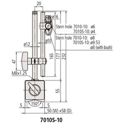 Mitutoyo Magnetic Stand Fully Adjustable 7010S-10