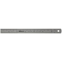 Mitutoyo Stainless Ruler
150mm (6") Semi Flexible
182-302