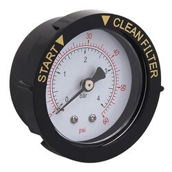 Pentair Pressure Gauge
With Adjustable Pointers
(Rear Connection)