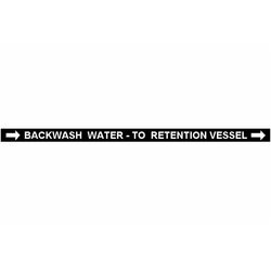 Pipe Label
Backwash Water To
Retention Vessel (Right)