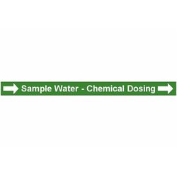 Pipe Label
Sample Water - Chemical Dosing
(Right)