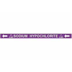 Pipe Label
Sodium Hypochlorite
(Left)