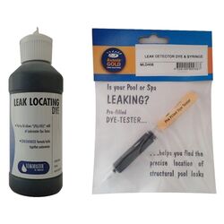 Pool Leak Detector Dye Syringe 236ml Refill Blue