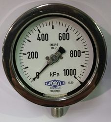 Floyd H-Duty Pressure Gauge
100mm Dial - 1000 kPa
(Bottom Connection)