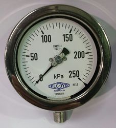 Floyd H-Duty Pressure Gauge
100mm Dial - 250 kPa
(Bottom Connection)