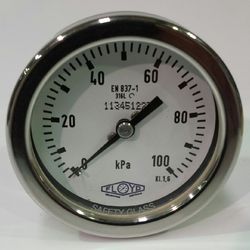 Floyd H-Duty Pressure Gauge
63mm Dial - 100 kPa
(Rear Connection)