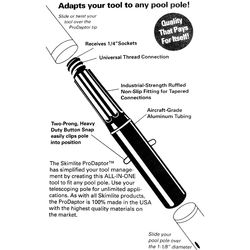 Skimlite ProDaptor Pole Adaptor for Threaded Paint Rollers