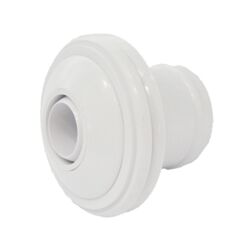 Spa Electrics Eyeball Return Fitting 50mm Push In Vinyl White