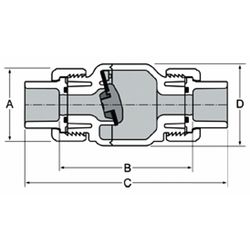 Spears Swing Check Valve 15mm