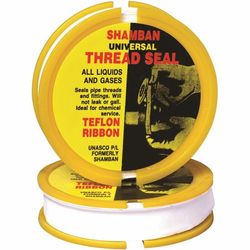 Thread Sealing Tape Teflon PTFE White 6mm x 12m