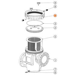 Waterco Hydro 5000 Strainer Lid Locking Ring 620232